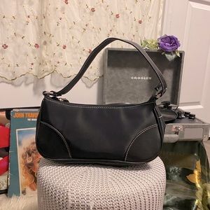 Cute mini black shoulder purse
